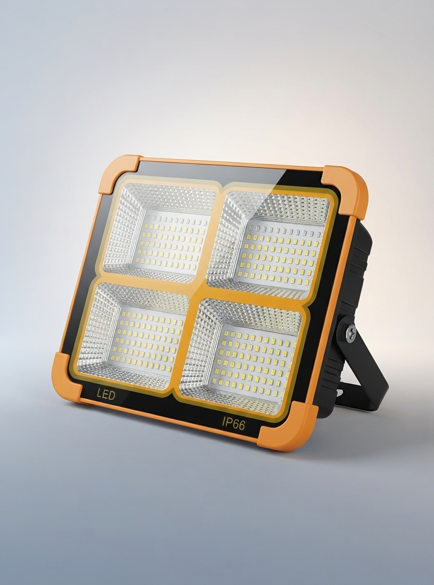 چراغ خورشیدی سولار Solar LED Light اورجینال | 4 باتری 288 لامپ ضدآب